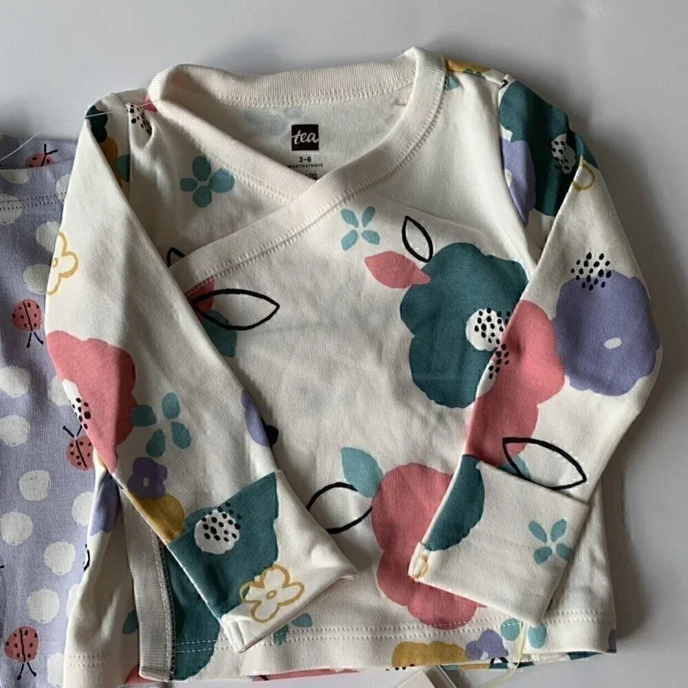 NWT Tea Collection Top And Pants Set, 0-3 Months 3-6 months